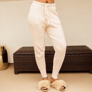 Summer & Rose Cream Kendra Thermal Joggers